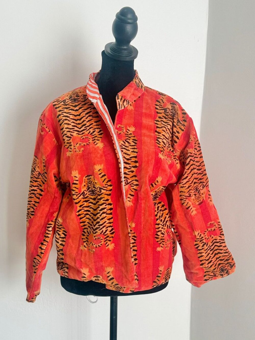 BRAND NEW Cotton Women's Quilted Jacket Block Printed Boho Winter Jacket